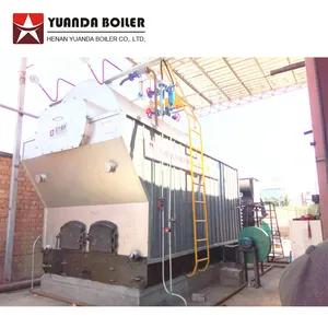 Big furnace door Fire Wood steam boiler