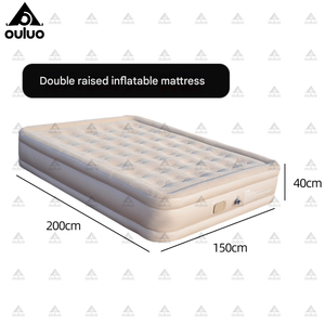 Matelas gonflable portable OULUO pour l'extérieur, simple ou double, en PVC résistant aux déchirures, imperméable, durable, pour le camping et les voyages, <span class=keywords><strong>pliable</strong></span> CQZP-2 - Product Image 6