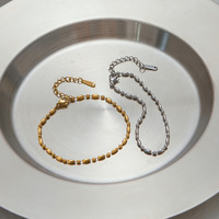 Europese & Amerikaanse Licht Luxe High-End RVS Armband, Niet-Verblekende Titanium Staal Dames Pols Sieraden Groothandel