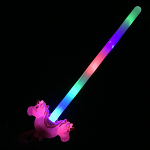 <span class=keywords><strong>Sabre</strong></span> <span class=keywords><strong>laser</strong></span> licorne multicolore en plastique ABS pour les fêtes et les faveurs d'enfants. - Product Image 5