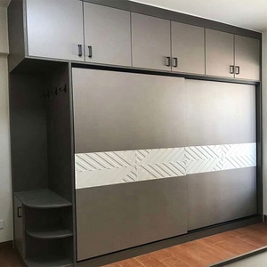 Meubles <span class=keywords><strong>de</strong></span> chambre à coucher Armoire <span class=keywords><strong>porte</strong></span> <span class=keywords><strong>de</strong></span> placard <span class=keywords><strong>coulissante</strong></span> en bois - Product Image 3