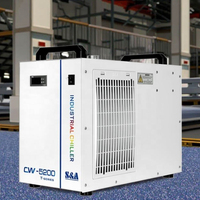 Système de refroidissement industriel CW3000 CW5000 CW5200 CW6000 Refroidisseur d'eau 60W-150W CO2 Laser Gravure Machine de découpe