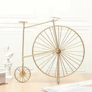 Retro Home Decorative Handmade Iron Bicycle Ornaments Creative Crafts for Home Living Room Office