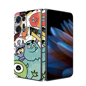 Funda para teléfono Oppo Find N2 Fold, TPU PC, diseño de personaje de dibujos animados, cubierta trasera de sublimación para fundas de teléfonos móviles plegables Oppo - Product Image 3