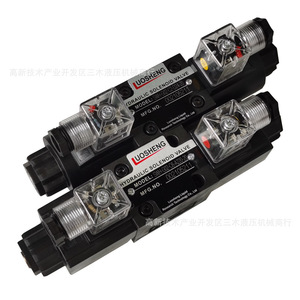 Vanne solénoïde hydraulique Luosheng SWH-G02-C6-A220-20, vanne de commande directionnelle 315 bars 60 L/min en fonte - Product Image 2