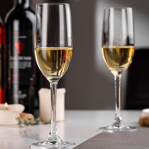 Hôtel de gobelet de vin rouge sans tige de galvanoplastie de verre de cristal européen de haute qualité pour la flûte de verre de Champagne en forme de <span class=keywords><strong>tulipe</strong></span> - Product Image 5
