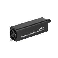 Headphone monitor mini profesional, penguat pribadi dalam telinga earphone amp untuk rekaman studio streaming langsung
