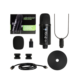 Microphone à condensateur USB professionnel pour ordinateur de bureau avec suppression du bruit, léger et portable pour les conférences et l'utilisation en <span class=keywords><strong>studio</strong></span> YR13 - Product Image 6