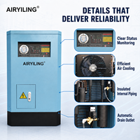 Sécheur d'air réfrigéré industriel 3,8 m³/min, air sec stable, conception compacte, faible perte de pression 0,02 MPa pour système de compresseur d'air