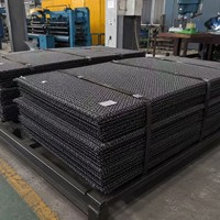 Impactbestendige stalen draadgaas mijnbouwaccessoires, metalen gaasrollen, trommelschermfilternet, zand- en grindzeef