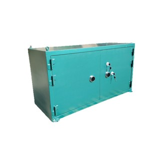 Explosion Proof Storage <b>Cabinet</b> 1300x1100x2000mm Steel <b>Lockable</b> Blue Powder Coated Assembled Warehouse <b>Cabinet</b> - Product Image 1