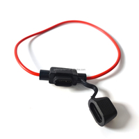 Mini porte-fusible à lame pour voiture, 12V, 30a, adaptateur en ligne, interrupteur de coupure, prise étanche, porte-fusible en ligne