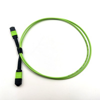 FTTX FTTH 24 Cores OM5 Elite Type B MPO atau MTP MPO/MTP bagasi kabel optik Jumper Fiber Optic Patch Cord