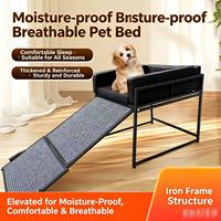 Escalier pliable surélevé pour animaux de compagnie, lit solide, canapé-lit pour chiens et chats, vente en gros