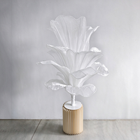 Nouveau produit Fleurs de mariage artificielles en gaze blanche Décorations de table élégantes pour la maison, le bureau ou l'hôtel pour les fêtes et les événements