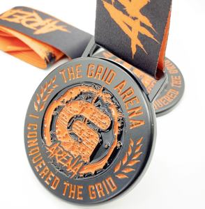 Medallas y <span class=keywords><strong>trofeos</strong></span>, venta al por mayor, diseño barato, tu propia aleación de zinc en blanco, Premio de Oro 3D, Maratón, correr, medallas de fútbol de Metal personalizadas - Product Image 1