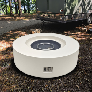 Brasero d'intérieur au gaz avec puissance de chauffage de 48 000 BTU, fonction de cuisson BBQ pour les rassemblements en jardin et en cour - Product Image 5