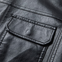 Veste en cuir décontractée de haute qualité pour hommes pour le printemps et l'automne Veste d'hiver à manches longues coupe-vent et légère-Approvisionnement OEM