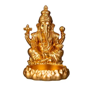 Домашний интерьер, индийские подсвечники hindo god ganesha, подсвечник из смолы, подсвечник Ganesha