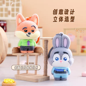 Porte-clés pendentif Linda, best-seller, renard et lapin mignons et astucieux, <span class=keywords><strong>policiers</strong></span> - Product Image 3