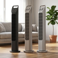 Ventilateur tour oscillant sans pales en plastique, électrique, pour extérieur, hôtel, usage domestique, avec télécommande