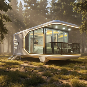 Hotel Móvil de Alta Gama <span class=keywords><strong>en</strong></span> Contenedor / <span class=keywords><strong>Casa</strong></span> Cápsula Futurista Prefabricada para Autocaravana / <span class=keywords><strong>Casa</strong></span> Prefabricada - Product Image 3