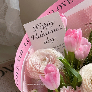 Tim đập Tự Làm Thiệp chúc mừng vật liệu giấy thanh lịch cho Hoa bó hoa và tin nhắn cho phước lành và bao bì cửa hàng - Product Image 3