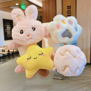 Pince à cheveux extra-large tendance pour le visage, style Instagram, motif lapin, crocodile, étoile de mer, pour femme - Product Image 2