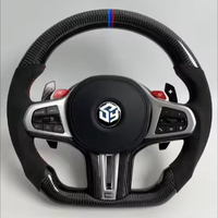 Volant de direction en cuir lisse pour l'intérieur automobile, M Performance pour BMW E90 E92 E93