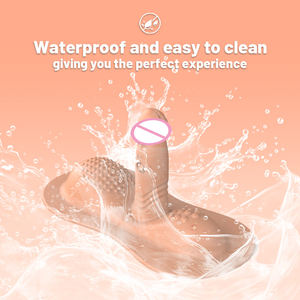 Frauen-Sexspielzeug Sitz- und Reitvibratoren <span class=keywords><strong>Dildo</strong></span> mit 10 Vibrationsmodi, Fernbedienung Vibrator Klitoris Anal G-Punkt Doppelstimulator - Product Image 5