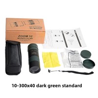 Nouveau Eagle universel 10-300X40 Zoom téléphone portable photographie monoculaire télescope haute puissance Bak4 prisme en plastique