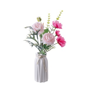 ช่อดอกกุหลาบประดิษฐ์ CallaFloral ทำจากผ้าพลาสติกถัก สำหรับตกแต่งบ้านและงานแต่งงาน รุ่น CF02036 - Product Image 5