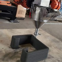 Robot de Impresión 3D de Hormigón de 6 Ejes para Paredes Curvas, Estructuras de Forma Libre y Construcción de Edificios Inteligentes