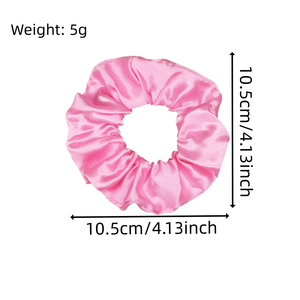 2026 En gros, personnalisé, bandeau élastique en tissu uni pour femme, accessoire pour chignon, en satin tissé pour fille - Product Image 6