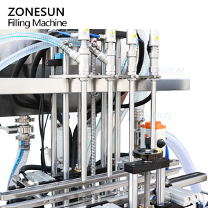 Machine de remplissage automatique ZONESUN ZS-SVGT4D à double système servo pour crème hydratante cosmétique, lotion corporelle, liquide et pâte - Product Image 6