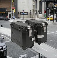 Boîte latérale universelle en alliage d'aluminium imperméable et anti-collision pour moto Suzuki