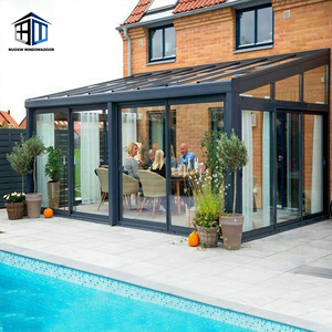 Veranda in Alluminio NUOXIN 6063-T6, Casa di Vetro per Quattro Stagioni Impermeabile per Applicazioni in Ville Eleganti e Minimaliste - Product Image 4