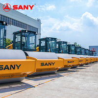 SANY SSR120C-10 12 tonnes compacteur de rouleau de route vibratary à tambour unique pour le pavage résidentiel de route