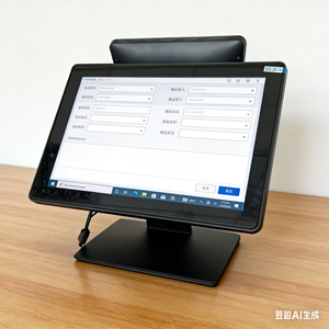 WUXIN - Fabricante de Terminales Punto de Venta de 15.6 Pulgadas, GMAII - Sistema POS Android de Doble Pantalla de 15.6 Pulgadas, Caja Registradora, Máquina de Pago - Product Image 2