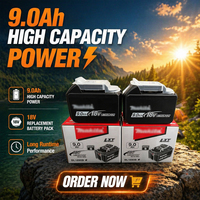 Batterie de remplacement Li-Ion 18V 6Ah compatible avec la batterie d'outil électrique rechargeable LXT BL1890B, fabriquée en Chine