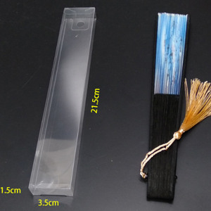 Cosméticos personalizados lápiz ventilador cepillo <span class=keywords><strong>de</strong></span> dientes cepillo <span class=keywords><strong>de</strong></span> <span class=keywords><strong>maquillaje</strong></span> ceja cuchillo palillo vinilo PVC PET pequeñas cajas <span class=keywords><strong>de</strong></span> plástico largas con percha - Product Image 3