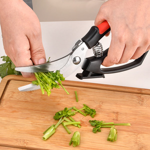 <b>Kitchen</b> Scissor Stainless Steel 5 In Heavy Duty Multi Functional Food <b>Shears</b> For Chicken Steak Fish Butchering - Product Image 3