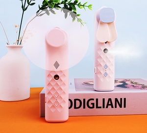 Ventilateur portable mini USB rechargeable, climatiseur automatique, vaporisateur facial rafraîchissant, brumisateur à <span class=keywords><strong>eau</strong></span>, trois niveaux <span class=keywords><strong>de</strong></span> batterie - Product Image 1