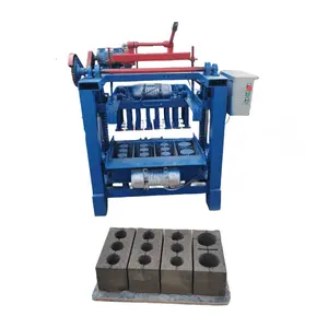 ziegelmaschine KM4-35 halbautomatische ziegelmaschine für betonblöcke erzeugen 400-200-200 mm LWH dreihole hohle ziegel