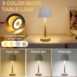 Lampu Meja Proyektor Gelombang Air RGB Modern dengan Kontrol Sentuh Remote, Kap Lampu Bulat LED, Lampu Malam Dinamis untuk Dekorasi Ruangan - Product Image 4