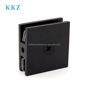 Soporte de Esquina CRL SGC186 Cuadrado de Latón Cromado <span class=keywords><strong>para</strong></span> Puerta de <span class=keywords><strong>Ducha</strong></span>, Abrazadera Fija de 90 Grados de Pared a <span class=keywords><strong>Vidrio</strong></span> - Product Image 2