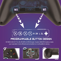 Nouveau Design RGB Light Motion-sensing E-sports Hall Trigger Gaming Joystick Contrôleur de jeu sans fil pour Switch Android IOS