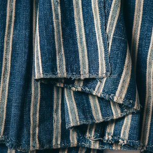 Jeté de canapé décoratif en coton avec motif de couverture de couleur indigo Couverture légère pour les acheteurs de textiles pour la maison d'exportation - Product Image 1