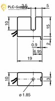 Sensor SJ35-SN, Sensor Inductivo de Ranura de 3.5mm de Ancho, NAMUR, Seguro, NC, Módulo Industrial de Alta Calidad y Rendimiento