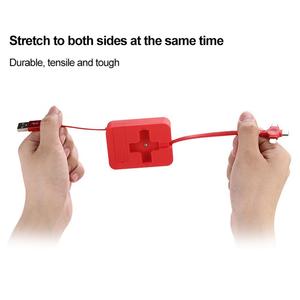 <span class=keywords><strong>C</strong></span>âble de charge <span class=keywords><strong>USB</strong></span> <span class=keywords><strong>Type</strong></span> <span class=keywords><strong>C</strong></span> rétractable 4 en 1 <span class=keywords><strong>Micro</strong></span> <span class=keywords><strong>USB</strong></span> pour support de données de chargeur de téléphone - Product Image 6